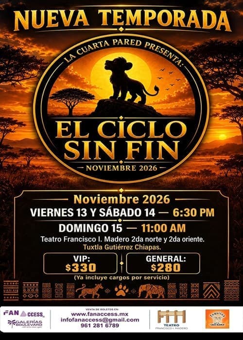 EL CICLO SIN FIN (Nueva Temporada) 15 Noviembre EL CICLO SIN FIN (Nueva Temporada) 15 Noviembre