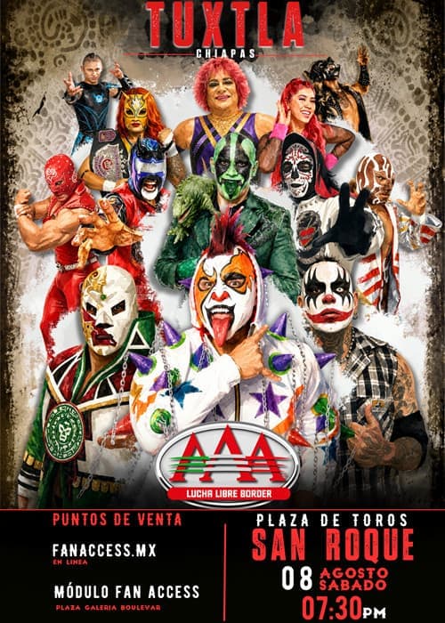 AAA Lucha Libre Border - Tuxtla Gutiérrez