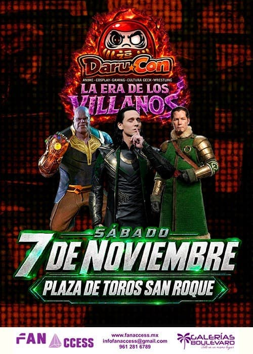 DaruCon 2da. Edición - Villanos - Tuxtla Gutiérrez