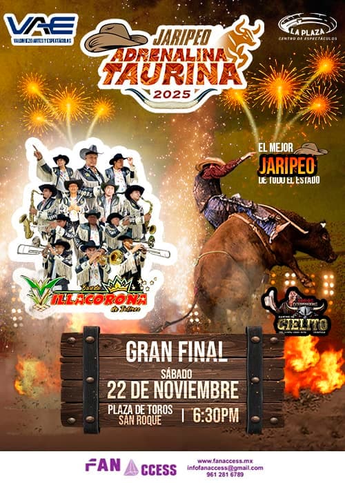 Campeonato Estatal de Jaripeo ADRENALINA TAURINA 2025 - Gran Final